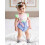 (6-12 Months, Multi-Color 1) Βρεφικό καλοκαιρινό ολόσωμο καρό σχέδιο. 6