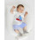 (6-12 Months, White) Σετ σορτς για 2 τεμάχια 3