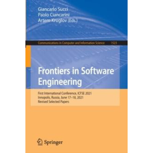 Frontiers in Software Engineering Paperback Book