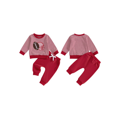 (3-6 Months, Red) Φθινοπωρινά ρούχα για πουλόβερ, παντελόνι 1