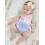 (12-18 Months, Multi-Color 2) Βρεφικό καλοκαιρινό ολόσωμο καρό σχέδιο. 3