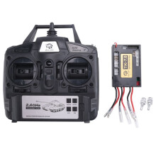 1/16 RC Car Remote Control 7.0 Mainboard + 2.4G Sistema di Controllo Remoto del Trasmettitore Impostato per Heng Long RC Tank Model