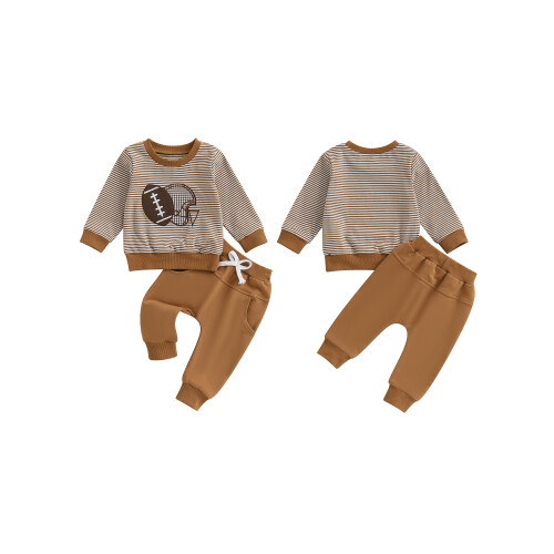 (2-3 Years, Khaki) Φθινοπωρινά ρούχα για πουλόβερ, παντελόνι 2