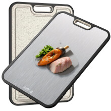 Black Double Sided Cutting Board with Hygienic Nonporous Surface and StainHiding Finish