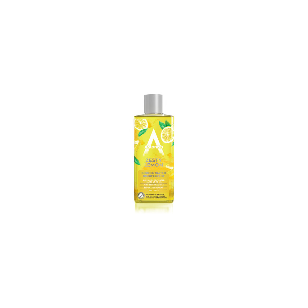 Astonish Concentrated Disinfectant, 300Ml - Zesty Lemon