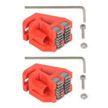 2sets for P1S P1 X1 Series Make Print Cleaner Nozzle Brush for 3D Printer Wiping Parts Orange Red