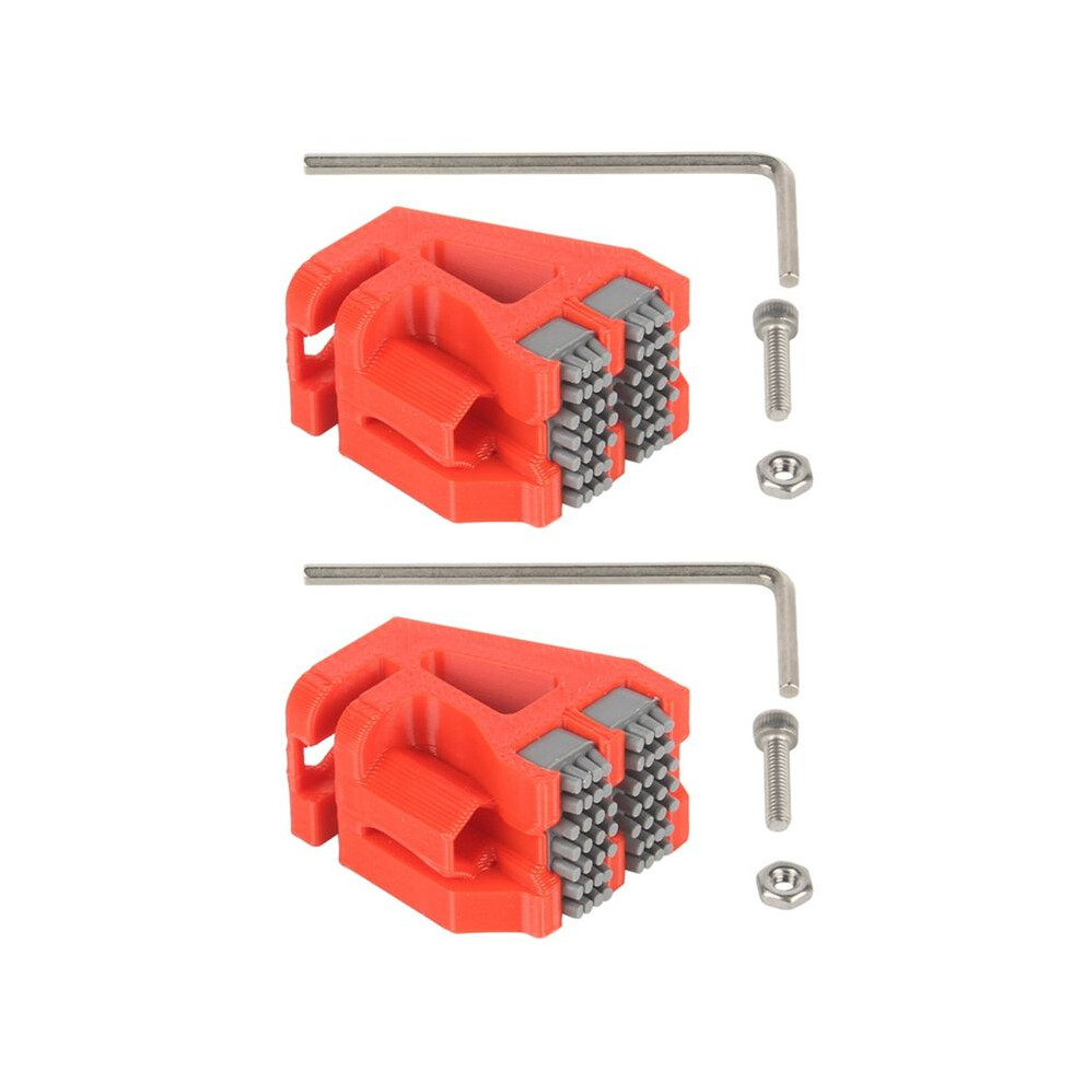 2Sets For P1s P1 X1 Series Make Print Cleaner Nozzle Brush For 3D Printer Wiping Parts Orange/Red 4714127558523