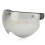 Windproof Sandproof Motorcycle Helmet Visor Silver with Adjustable Buckle 13
