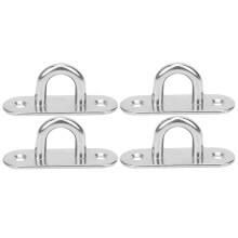 Heavy Duty Ceiling Hook For Outdoor Use, Stainless Steel Wall Hooks With Rust Protection, Pad Eye Plate For Yoga Rope Hanging And Boxing Sandbag, Scre