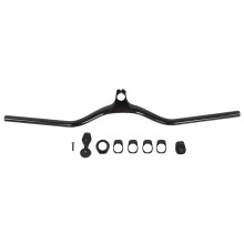 Carbon Integrated Handlebar For Mountain Bike Lightweight Ergonomic Design Shockproof Carbon Fiber One Piece Construction Compatible With Garmin Easy