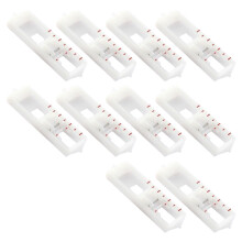 Lot de 10 pieds-de-biche polyvalents pour machine à coudre, pour