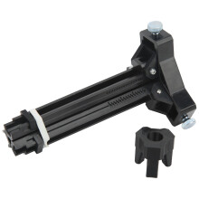 Efficient 3D Adjustable Fletching Jig Fits 3.6-10mm Shafts Black ABS