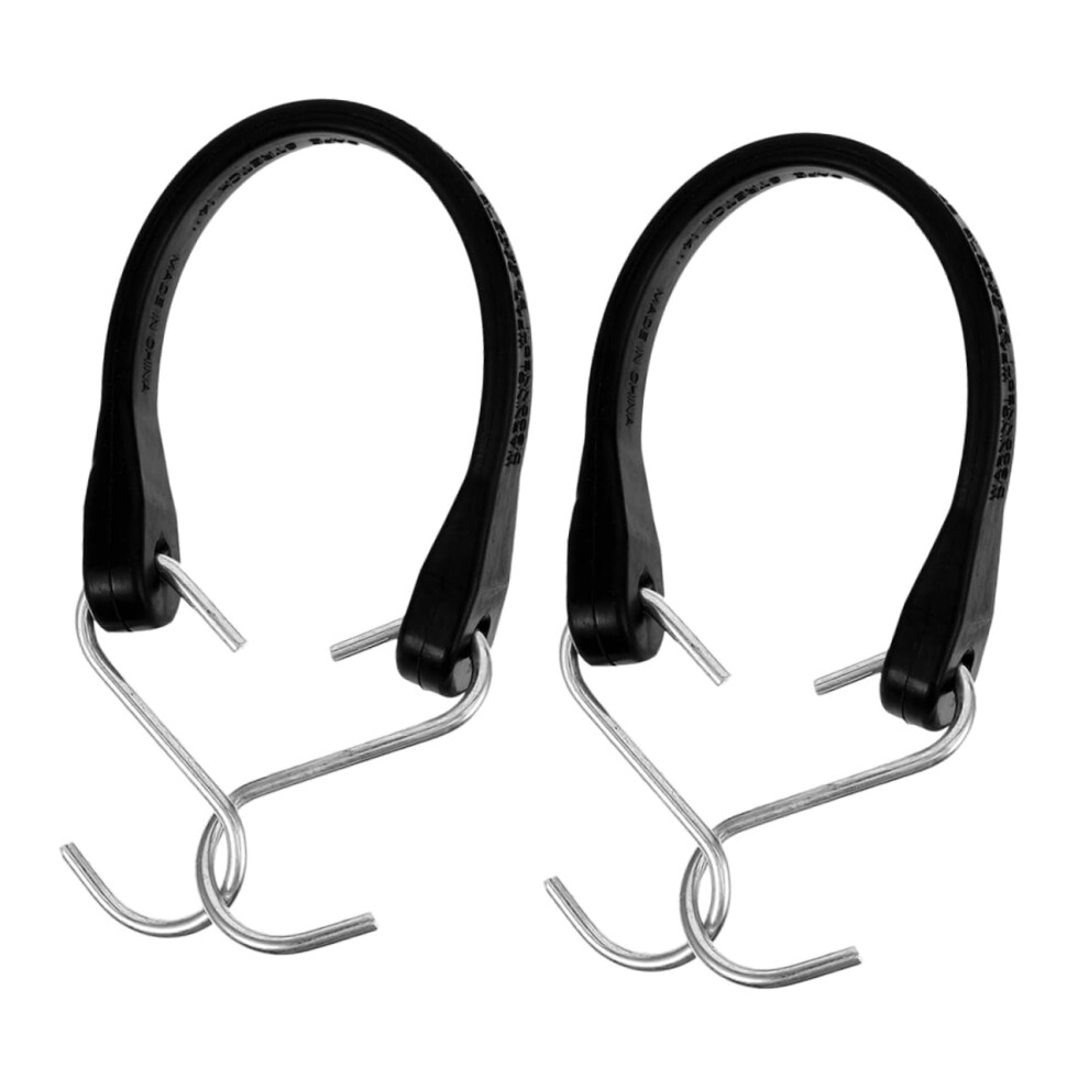 Elastic Binding Rope Tarp Bungee Straps 2Pack Heavyduty Ratchet Straps With Hooks For Securing Tarps 9199774224673
