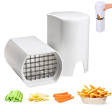 YTPAFK Stainless Steel Potato Chipper, Manual Chip Cutter Machine, Effortless Potato Slicing, Safe & Easy to Use, Dishwasher Safe, Versatile for Vege