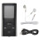 Reprodutor MP3 com Armazenamento Expandível de 64GB Preto 40 Horas de Vida da Bateria Tela de 1.8 Polegadas 1