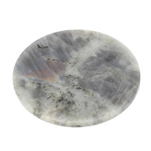 Dessous de verre en quartz gris cristal isolant