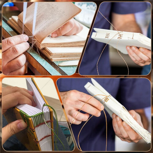 Book Binding Kit,BookBinding Kits for Beginners,Book Making Kit Bookbinding Supplies,Hand Bookbinding Tools 2