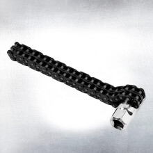 14CM Heavy-Duty Kettingoliefiltersleutel 52-Delige Dubbele Kettingsleutelmachine voor Het Repareren van Auto-Oliefiltersleutels