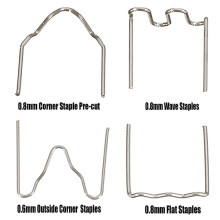 1200Pcs Hot Stapler Staples for Plastic Repair Melt Hot Welding Machine Welding Bumper Car Repair Tool,6 Types