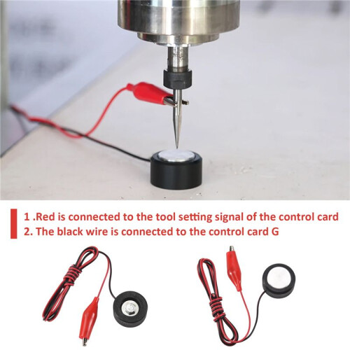 for MACH3 Tool CNC Z Axis Router Mill Zero Check Press Plate Setting Probe Milling 35mm CNC Engraving Machine Tools A
