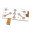 1PCS New for  Coolpix S3000 Keypad Key Button Flex Cable Board Digital Camera Repair Part 1