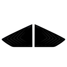 Rear Window Side Vent Shutter Louver Cover Trim for X6 G06 2019-2025 Rear Triangle Window Shade Accessories