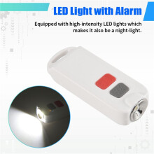 PersöNlicher Alarm,Sicherheit Alarm für Frauen mit SOS LED Licht,130DB Sirene,Wasserdichtes SchlüSselanhäNger Sound GeräT für Kinder äLteste