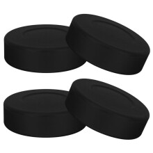 4pcs Ice Hockey Practice Rubber Sports Supplies Training Adults Children Low Friction Sliding Smooth Roller Field Team