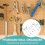 228 Pcs Pegboard Hooks Assortment with Metal Hooks Sets, Pegboard Bins, Peg Locks for Organizing Storage System Tools 3