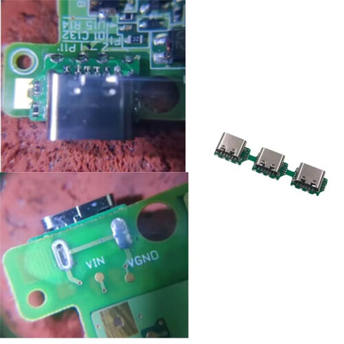 USB-C Replacement Charge Port for  NDSi NDSi XL LL Convert to USB-C Mod USB Type C Charging Socket 1