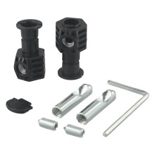 Kit de Pernos de Fijación para Inodoro Suspendido. Sujetadores Metálicos Galvanizados para un Montaje Seguro en la Pared. Fácil Instalación. Color