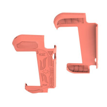 Dockable TPU Protective Case for 2 Ergonomic Grip Shockproof Case Enhanced Gaming Experience Orange