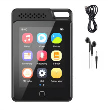Metal 5.0 MP3 Music Player Built-in Speaker MP4 Player 2.4 Inch Full Touch TFT Color Screen Radio HIFI
