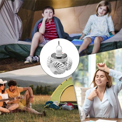 Solar Camping Laterne Ventilator Camping Laterne mit Deckenventilator Tragbare Deckenleuchte Ultra Leise Solar Kühlventilator 1
