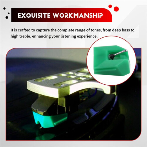 Record Player Needle Turntable Needle Replacement for AT-VMN95E VMN95C VMN95EN Stylus Replacement Phonographic Needle 2
