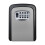 (Grey)Wall Mounted Key Safe Box Construction Site Home No Drill Storage Door Peephole 1
