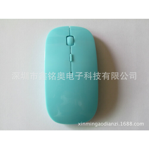 (blue,One size)24g Ultra Thin Usb Optical Wireless Mouse Cordless Computer Laptop Mouse Desktop