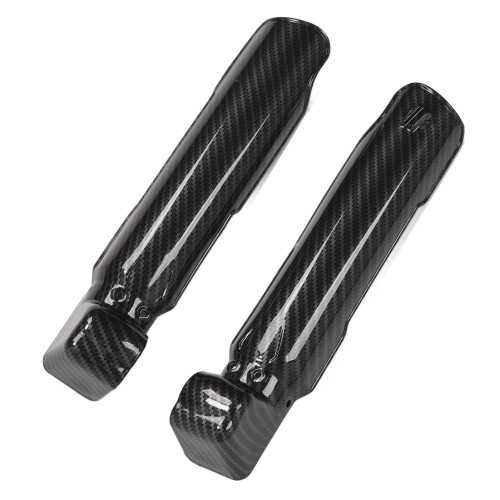 2Pcs Carbon Fiber Pattern Fork Guard Light Bee X/S