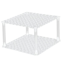 Acrylic Pen Display Stand, 96-Slots Colored Pencil Organizer, Display Stand Holder for Eyebrow Makeup Brush Transparent