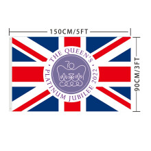(J)Union Jack Flags Platinum Jubilee Queen Anniversary Gb Royal Street Party Decor