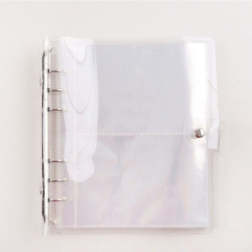 (White,5in（100 Pockets）)200 Pockets Photocard Binder Storage Photos Protective Case Pvc Tools Durable