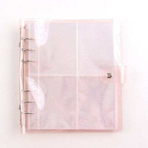 (Pink,3in（200 Pockets）)200 Pockets Photocard Binder Storage Photos Protective Case Pvc Tools Durable