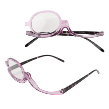 Occhiali da trucco con lenti ingrandenti Flexi eleganti +4.00 con custodia per donna
