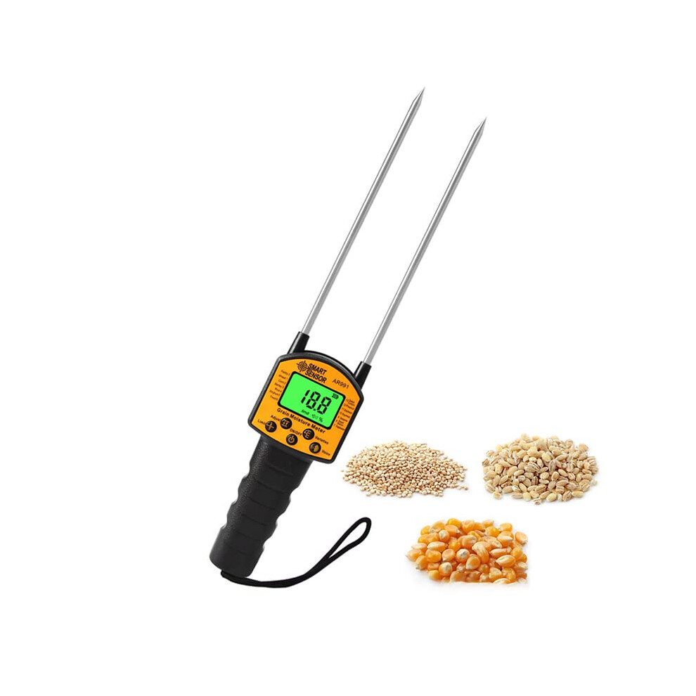Grain Moisture Meter With Backlit Lcd, Fast Accurate Food Moisture Tester For Corn Wheat Rice Seeds 9169991252698