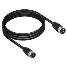 Fil de rallonge d'adaptateur DIN mâle à mâle à 3 broches pour-3m