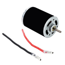 Gleichstrommotor für Heimwerkerprojekte, verlustarmer Permanentmagnetmotor mit geringer Wärmeentwicklung, hoher Drehzahl und Rechts-/Linkslauf,