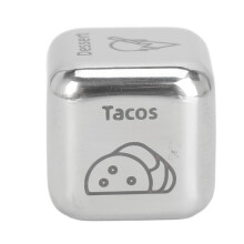 Small Stainless Steel Food Decision Dice for Date Nights & Anniversary Dinners