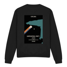 (S, Black) Star Trek Unisex Adult The Next Generation Season 5 Episode 7 Sweatshirt