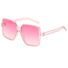 (Pink)Women Large Shield Oversized Square Sunglasses Shades Outdoor Glasses Eyewear