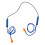 Blaues In-Ear-Bluetooth-Headset mit Geräuschreduzierungsschutz 1